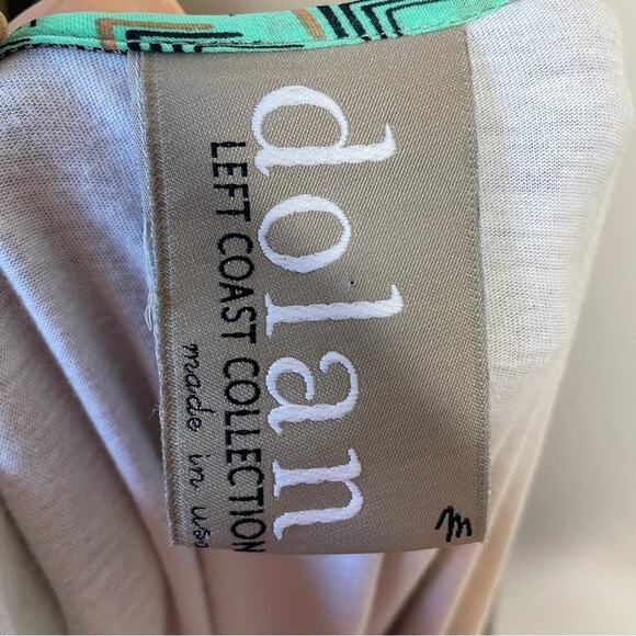 ANTHROPOLOGIE DOLAN LEFT COAST gray tie front casual short sleeve dress size med - Picture 5 of 6